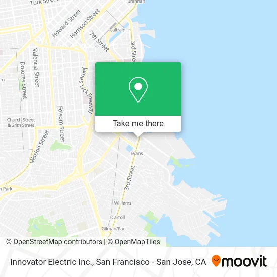 Innovator Electric Inc. map