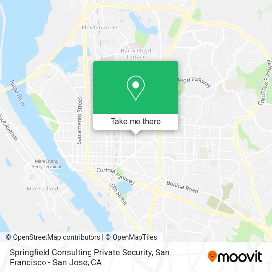 Springfield Consulting Private Security map