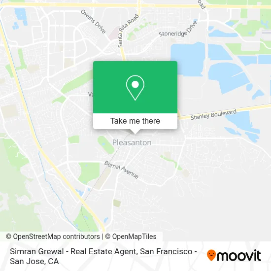 Simran Grewal - Real Estate Agent map