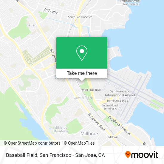 Baseball Field map