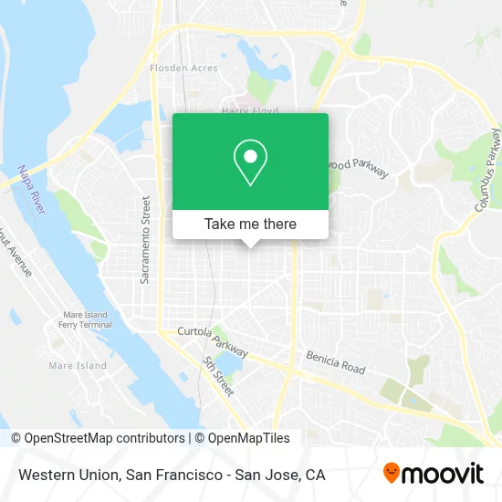 Western Union map