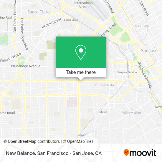 New Balance map