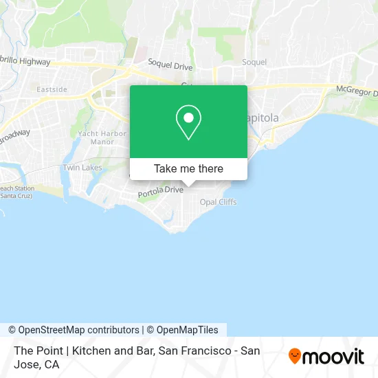 The Point | Kitchen and Bar map