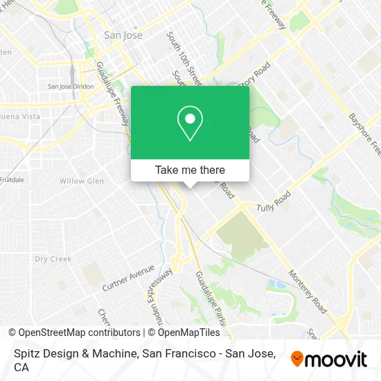 Spitz Design & Machine map