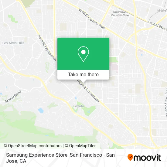 Samsung Experience Store map