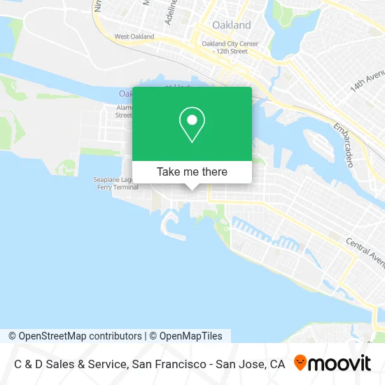 C & D Sales & Service map