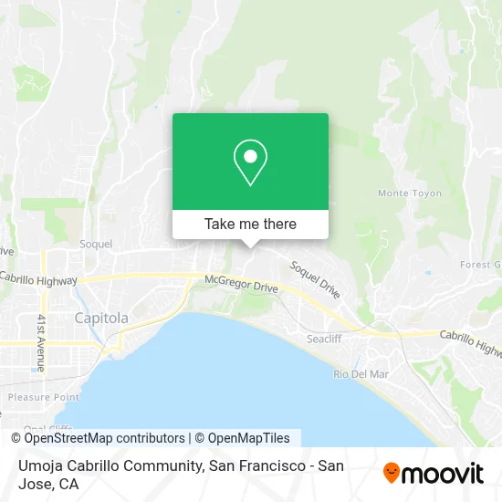 Umoja Cabrillo Community map