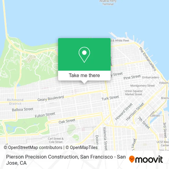 Pierson Precision Construction map