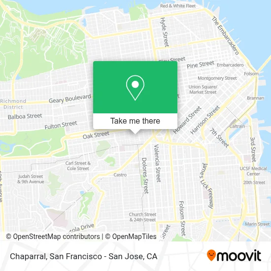 Chaparral map