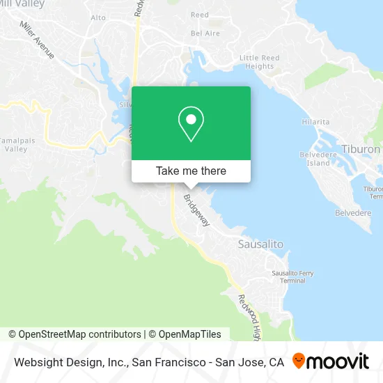 Websight Design, Inc. map