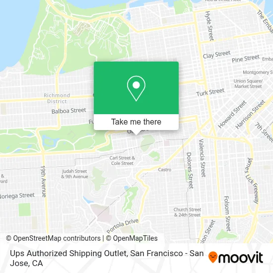 Ups Authorized Shipping Outlet map