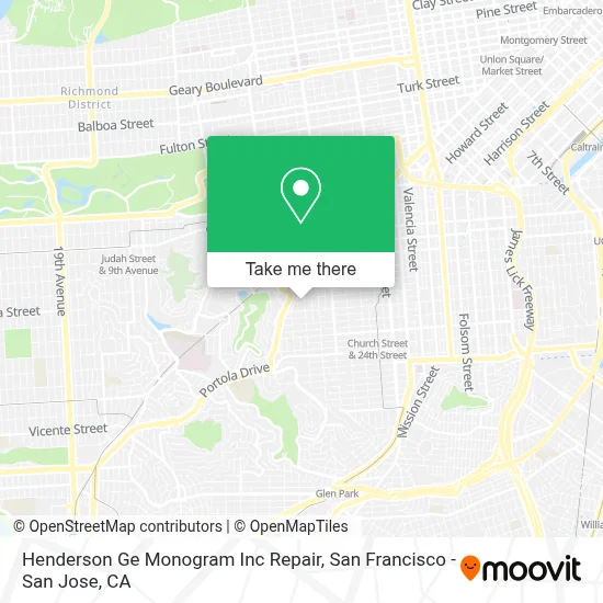 Henderson Ge Monogram Inc Repair map