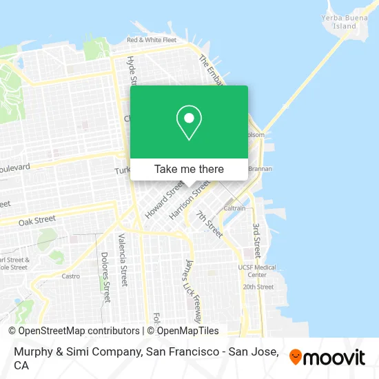 Murphy & Simi Company map