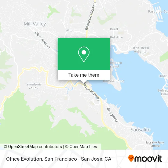 Office Evolution map