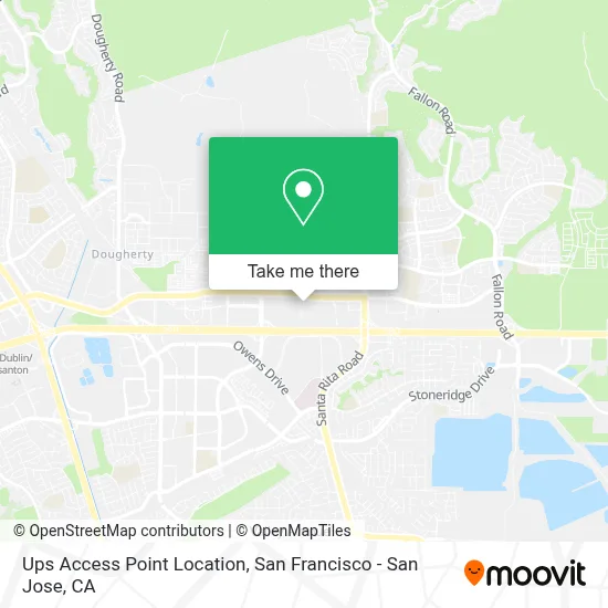 Ups Access Point Location map
