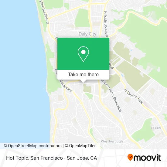 Hot Topic map