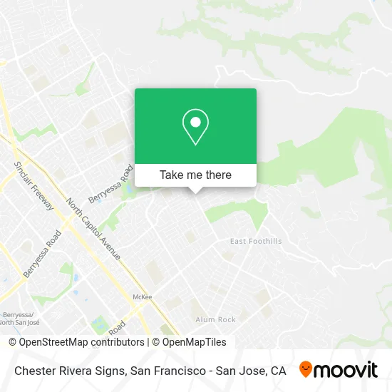 Chester Rivera Signs map