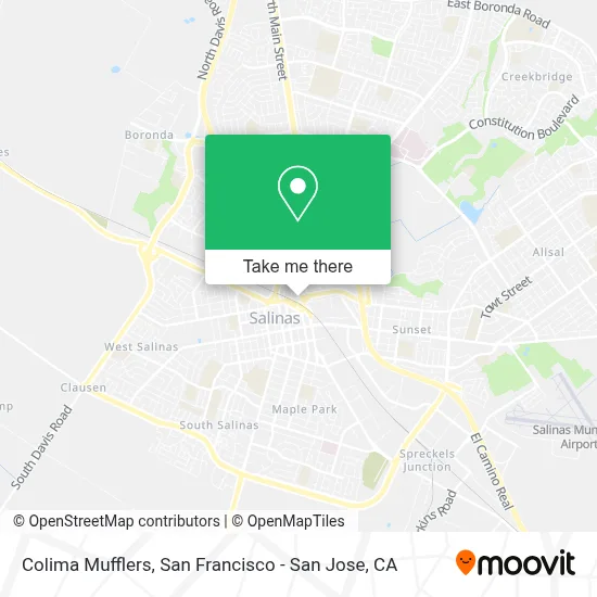 Colima Mufflers map