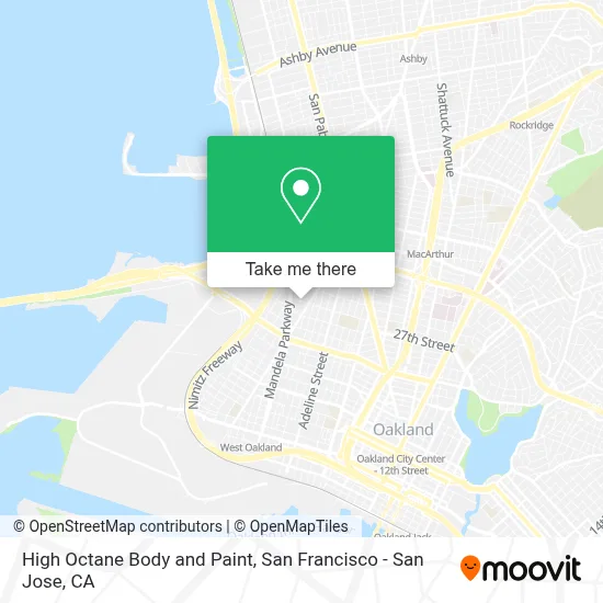 High Octane Body and Paint map