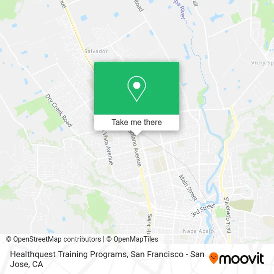Healthquest Training Programs map