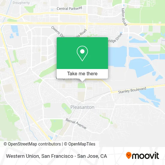 Western Union map