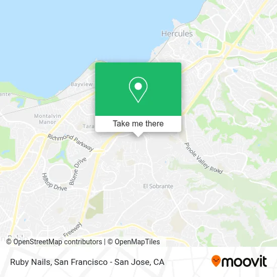 Ruby Nails map