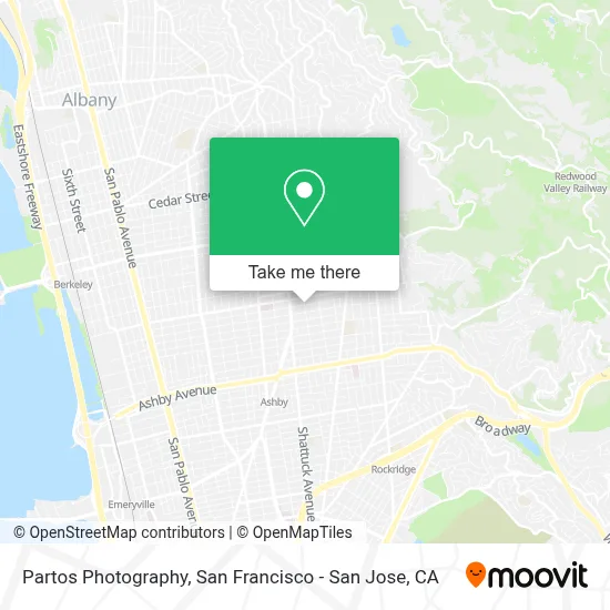 Partos Photography map