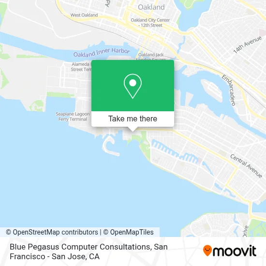 Blue Pegasus Computer Consultations map