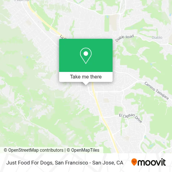 Just Food For Dogs map