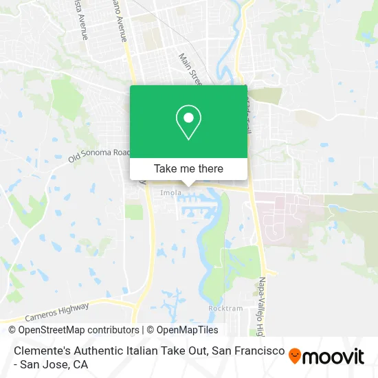 Clemente's Authentic Italian Take Out map