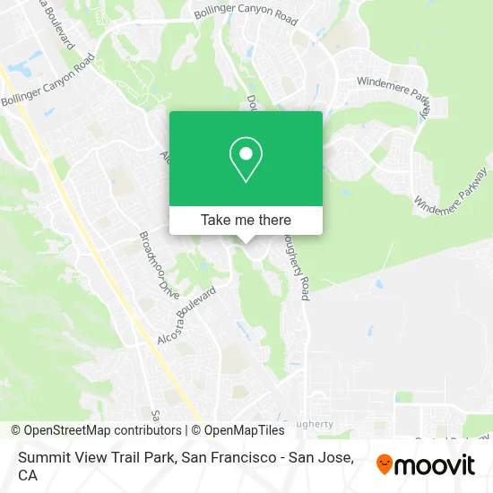 Summit View Trail Park map