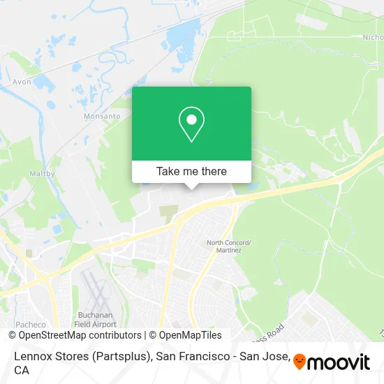 Lennox Stores (Partsplus) map