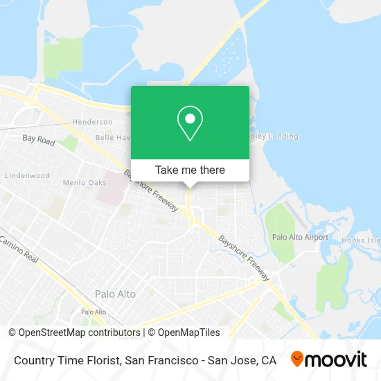 Country Time Florist map