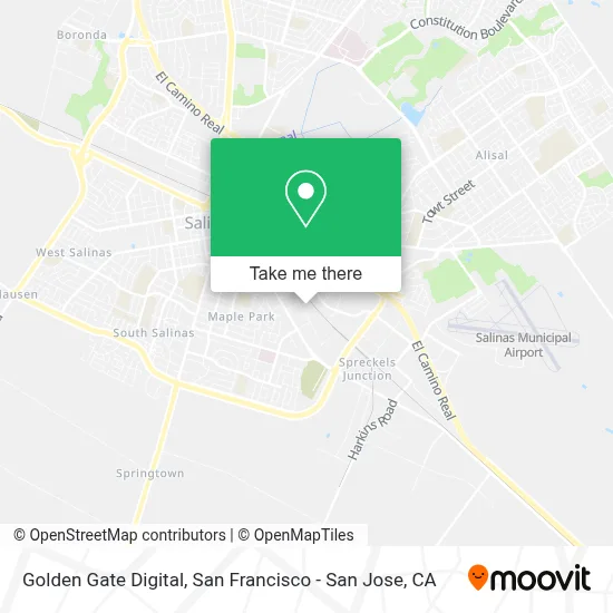 Golden Gate Digital map