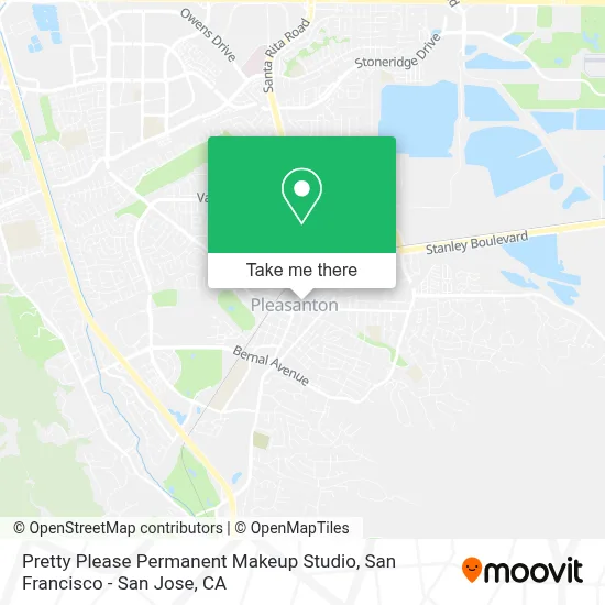 Pretty Please Permanent Makeup Studio map