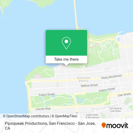 Pipsqueak Productions map