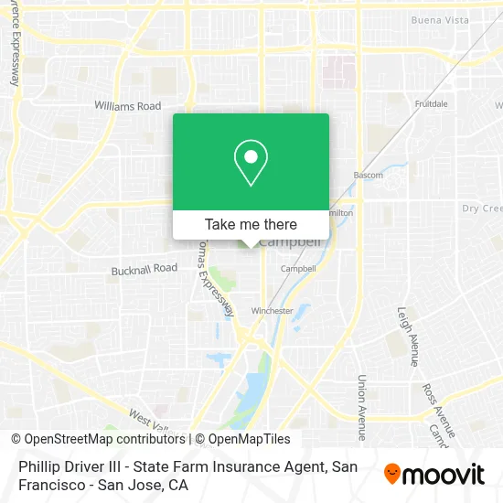 Phillip Driver III - State Farm Insurance Agent map