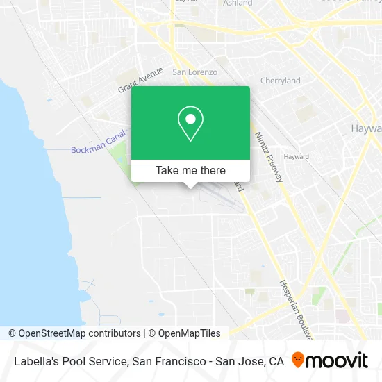 Labella's Pool Service map