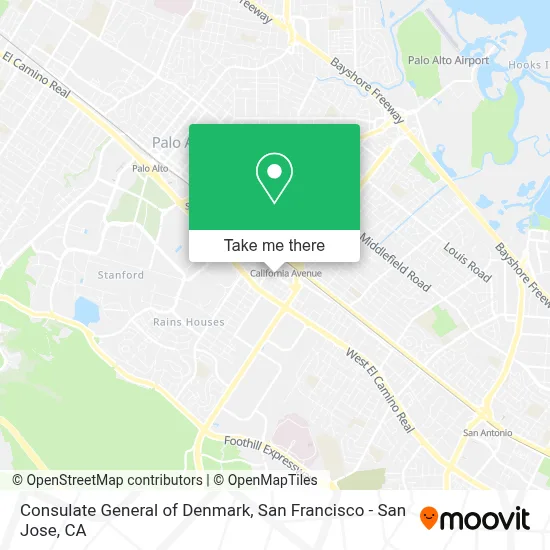 Consulate General of Denmark map