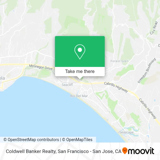Coldwell Banker Realty map