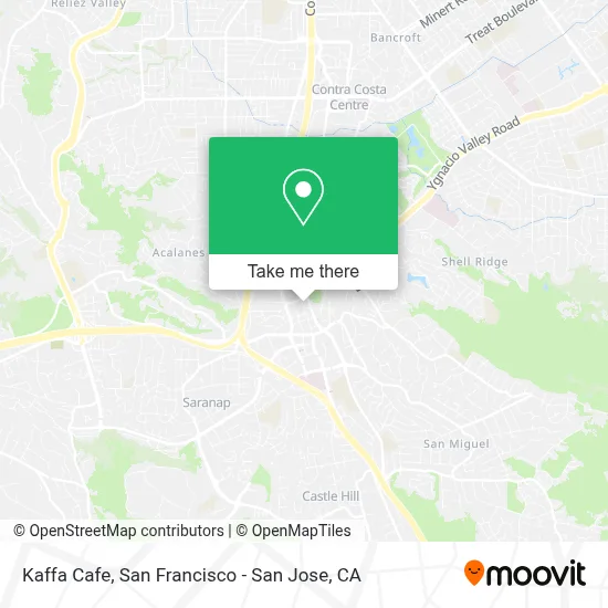 Kaffa Cafe map