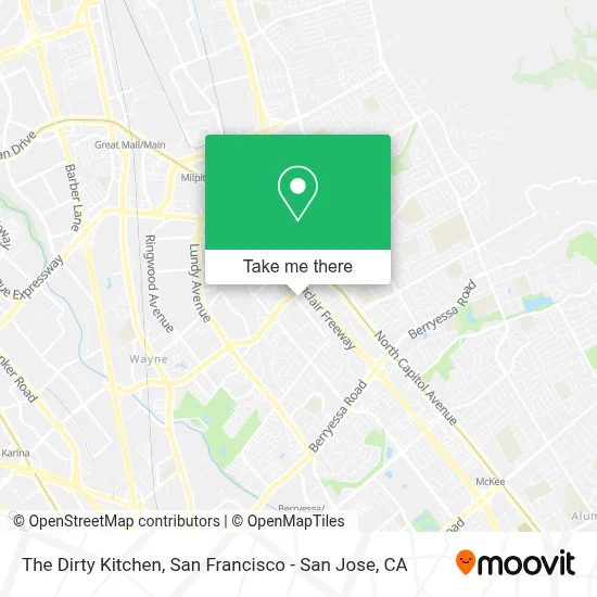The Dirty Kitchen map