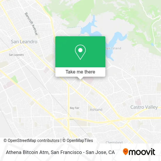 Athena Bitcoin Atm map