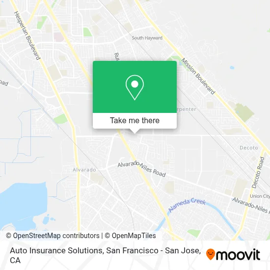 Auto Insurance Solutions map