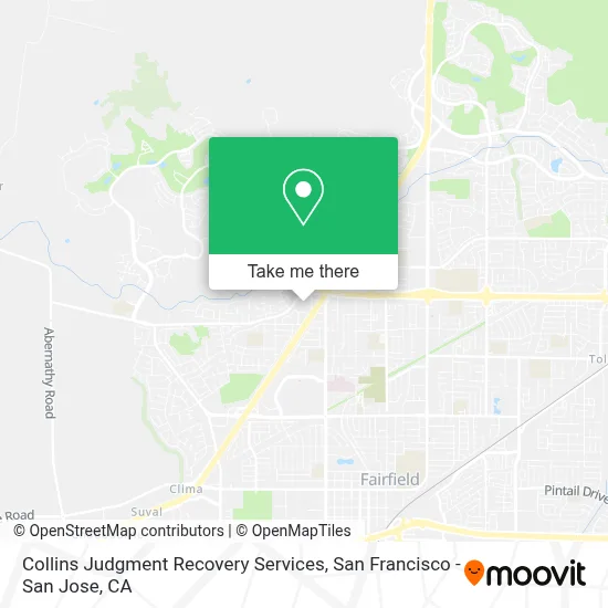Collins Judgment Recovery Services map