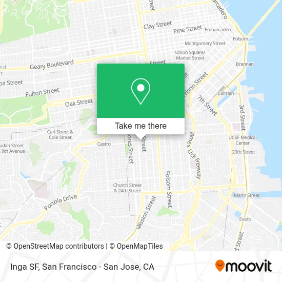 Inga SF map