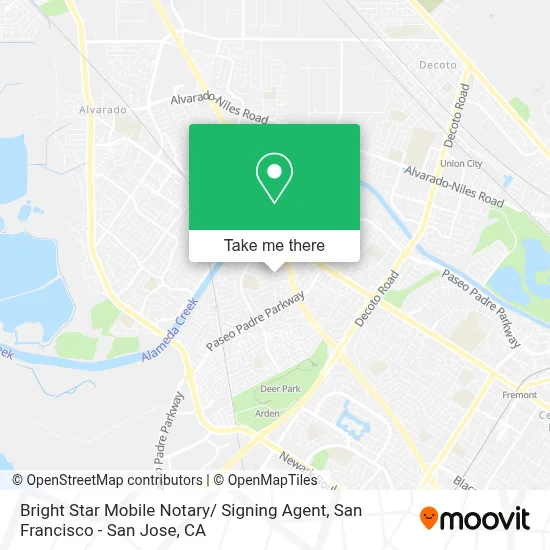 Bright Star Mobile Notary/ Signing Agent map
