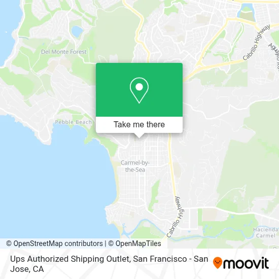 Ups Authorized Shipping Outlet map