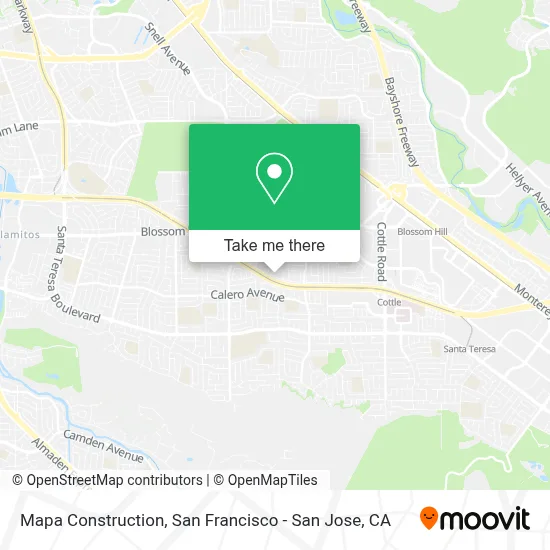 Mapa Construction map