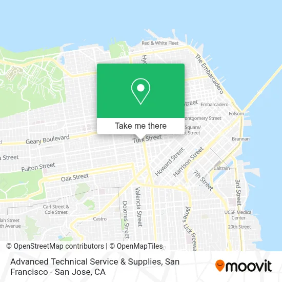 Advanced Technical Service & Supplies map